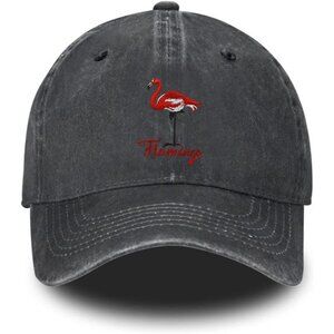 Baseball Cap for Women Men Flamingo